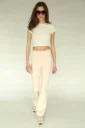 Spodnie FLARE kremowy 05