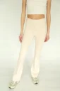 Spodnie FLARE kremowy 07