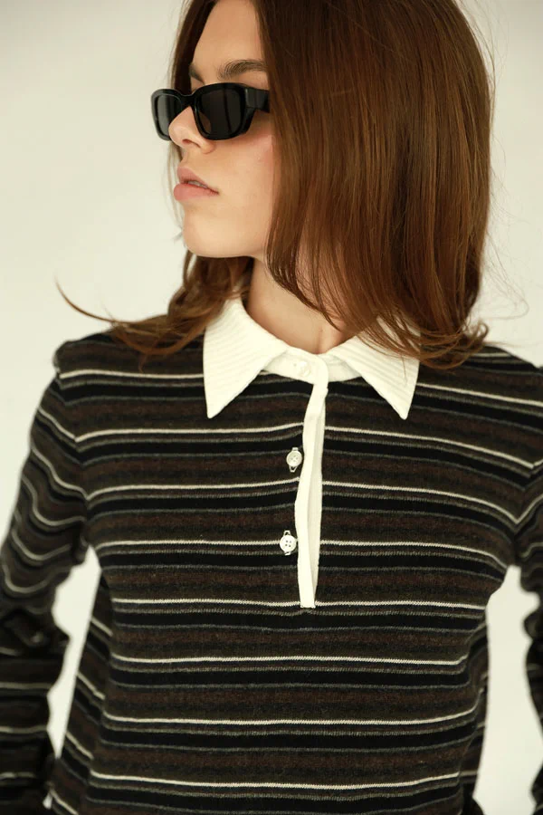 Sweter POLO paski 13 Sweter POLO paski 13