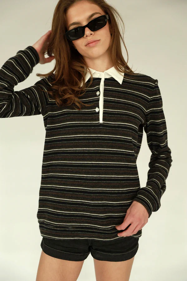 Sweter POLO paski 26 Sweter POLO paski 26