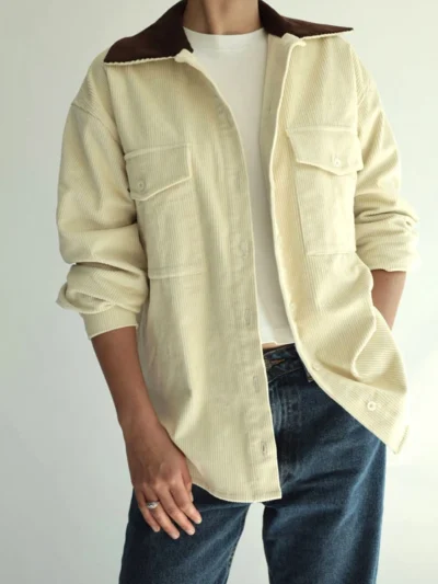 koszula nina olgajahr kremowy sztruks 1