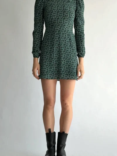 sukienka holly olgajahr turkusowo granatowy jedwab 1