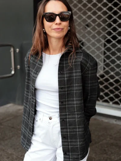 koszula cassandre olgajahr szara krata flanela 3